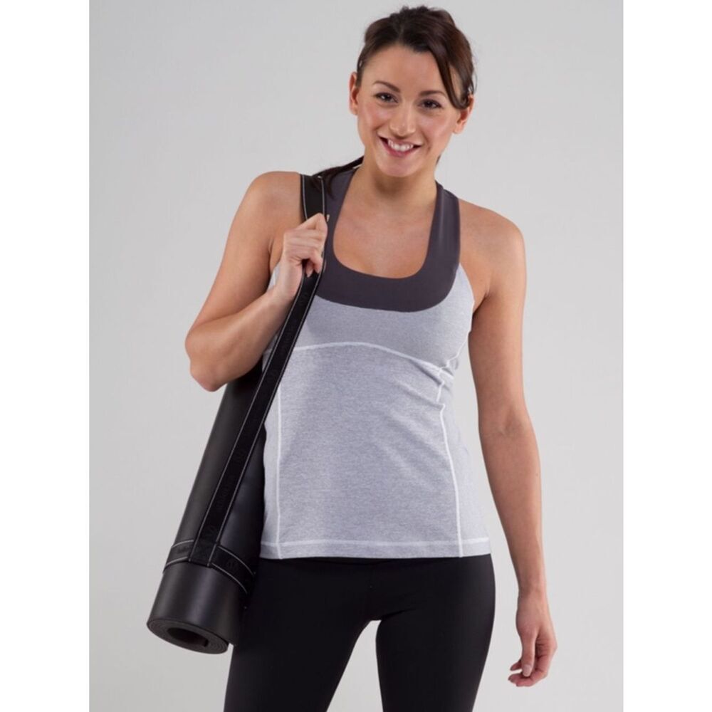 Lululemon Scoop Neck Tank wee stripe size 6